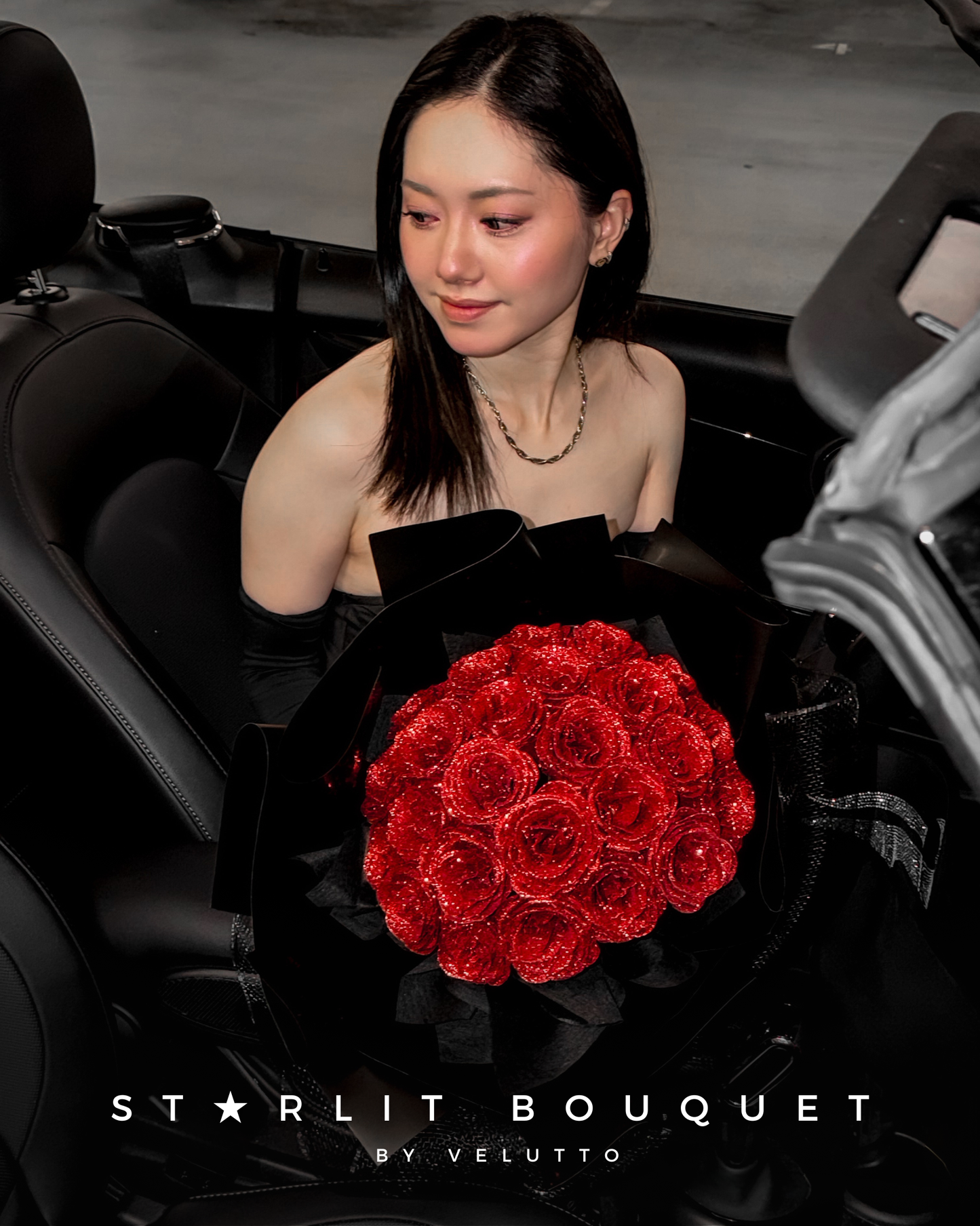 [NEW] Starlit Bouquet + Glitter Roses + Valentine’s Day Flowers Vancouver