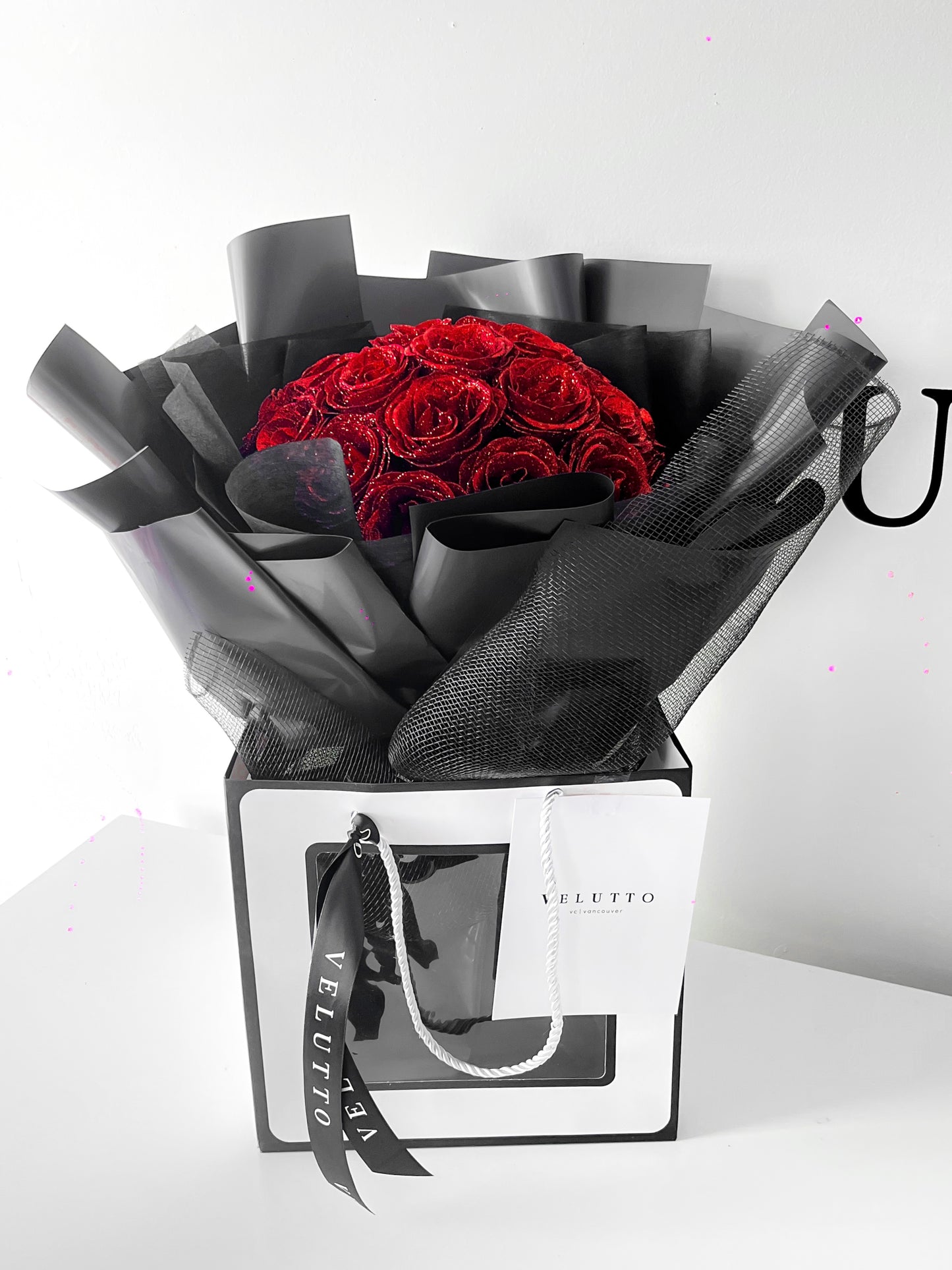 [NEW] Starlit Bouquet + Glitter Roses + Valentine’s Day Flowers Vancouver