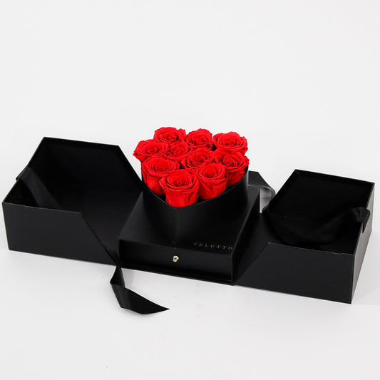 [Designer's Choice] [Velutto] + Amore Jewelry Box + Heart Box with Pull-Out Compartment