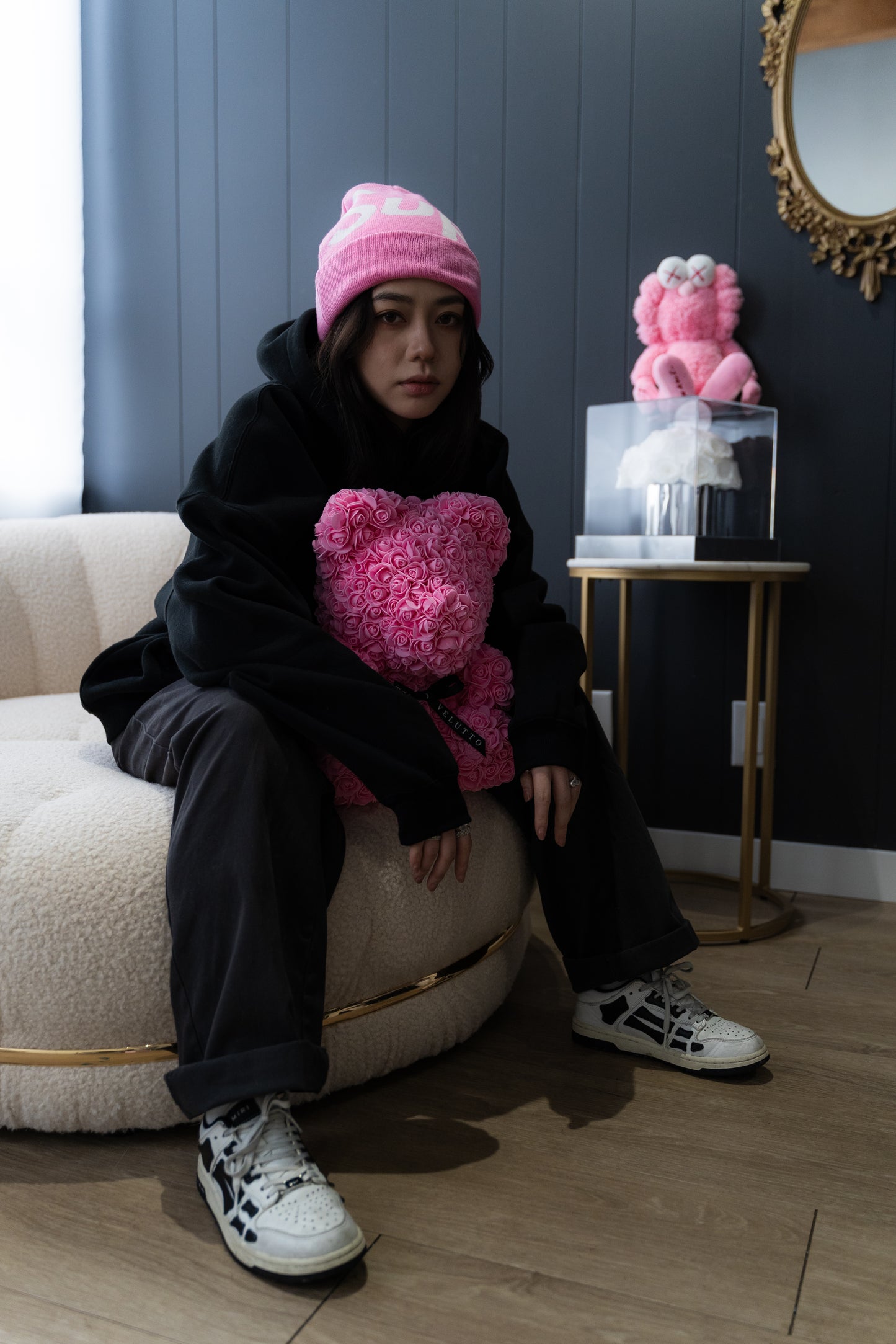 [Velutto Rose Bear] Pink + infused w/ Jo Malone's oil diffuser