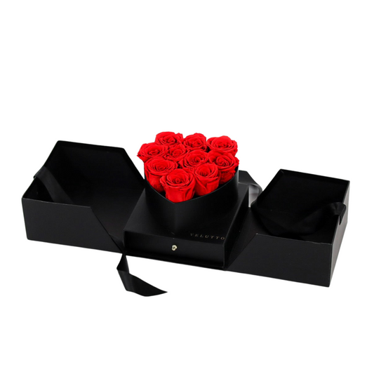 [NEW] [Velutto] + Amore Jewelry Box + Heart Box with Pull-Out Compartment