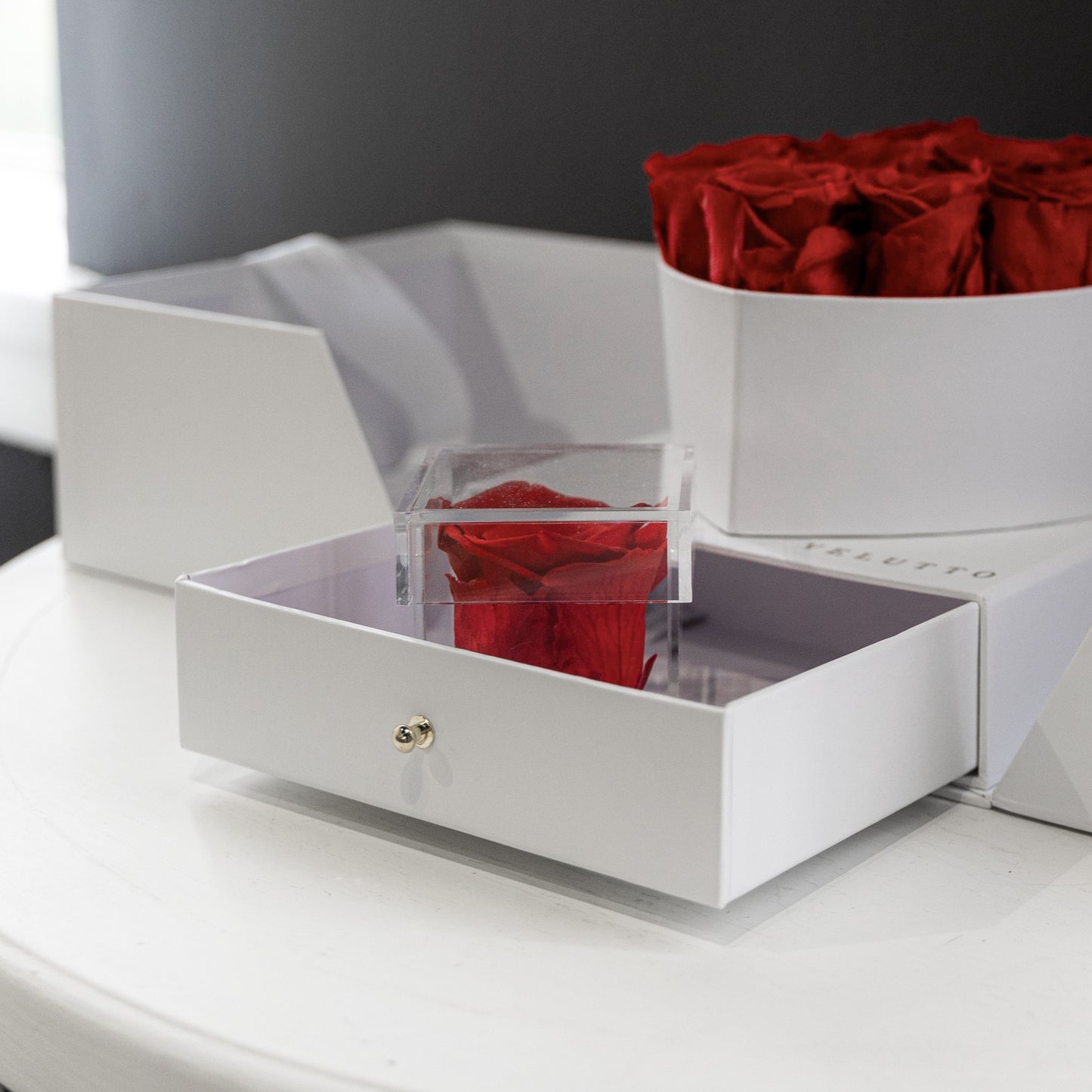 [NEW] [Velutto] + Amore Jewelry Box + Heart Box with Pull-Out Compartment